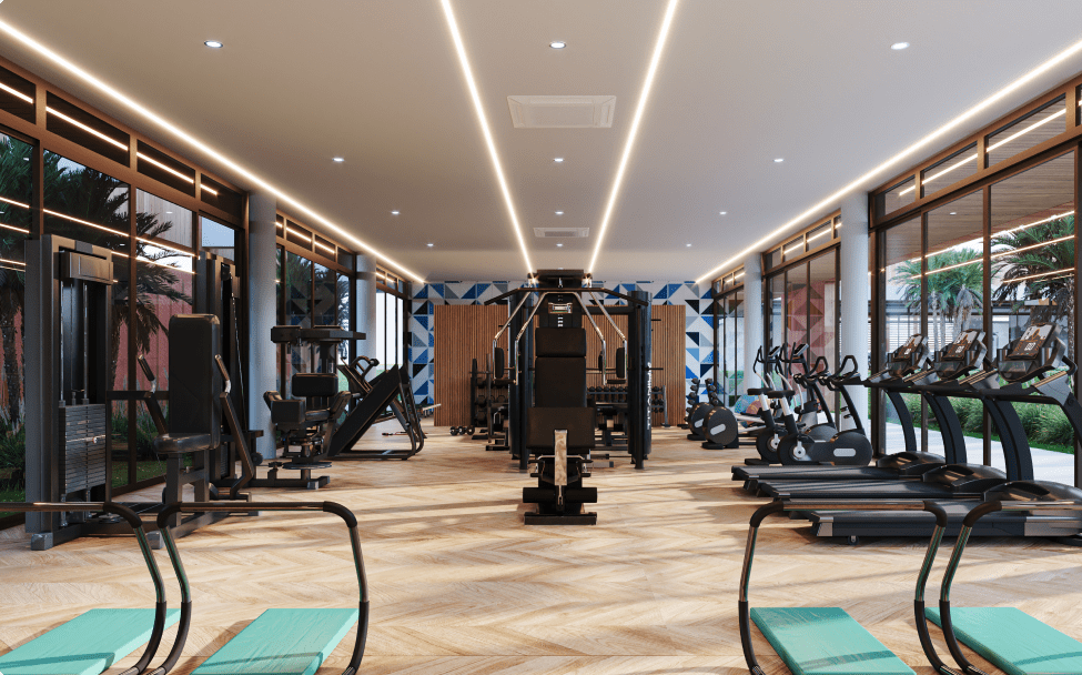 Academia climatizada do bosque das carnaúbas | imagem ilustrativa