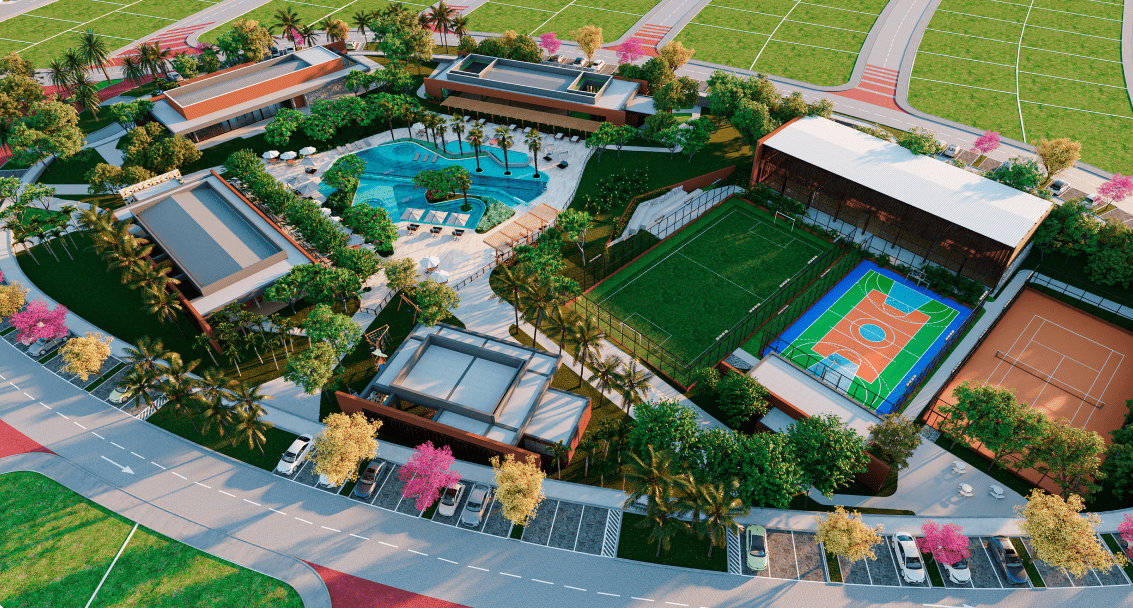 Complexo de lazer do bosque das carnaúbas | Imagens meramente
                    ilustrativas