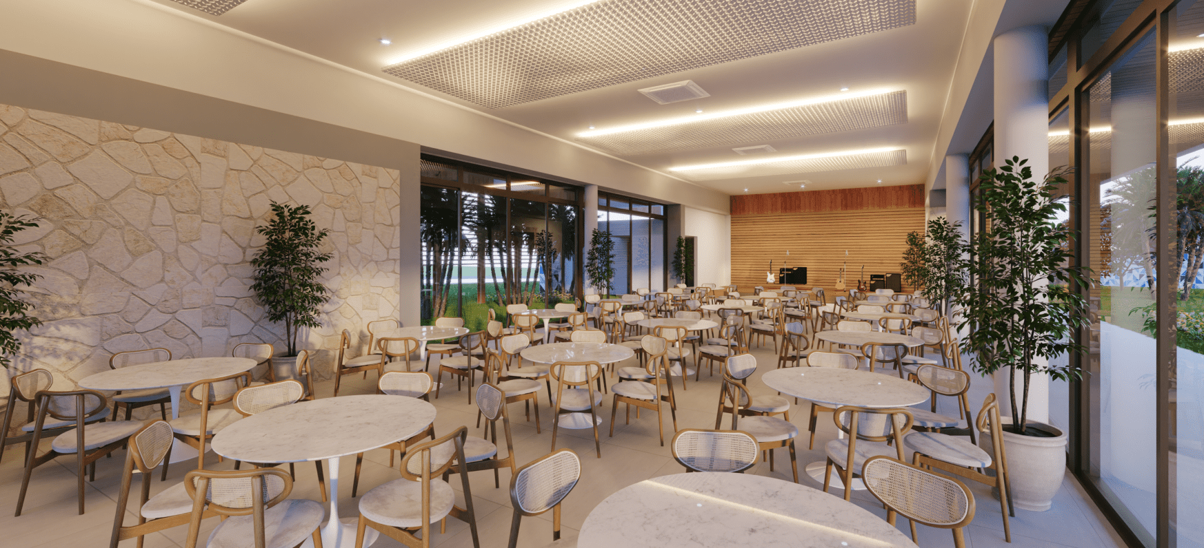 Salão de festas do bosque das carnaúbas | imagem ilustrativa