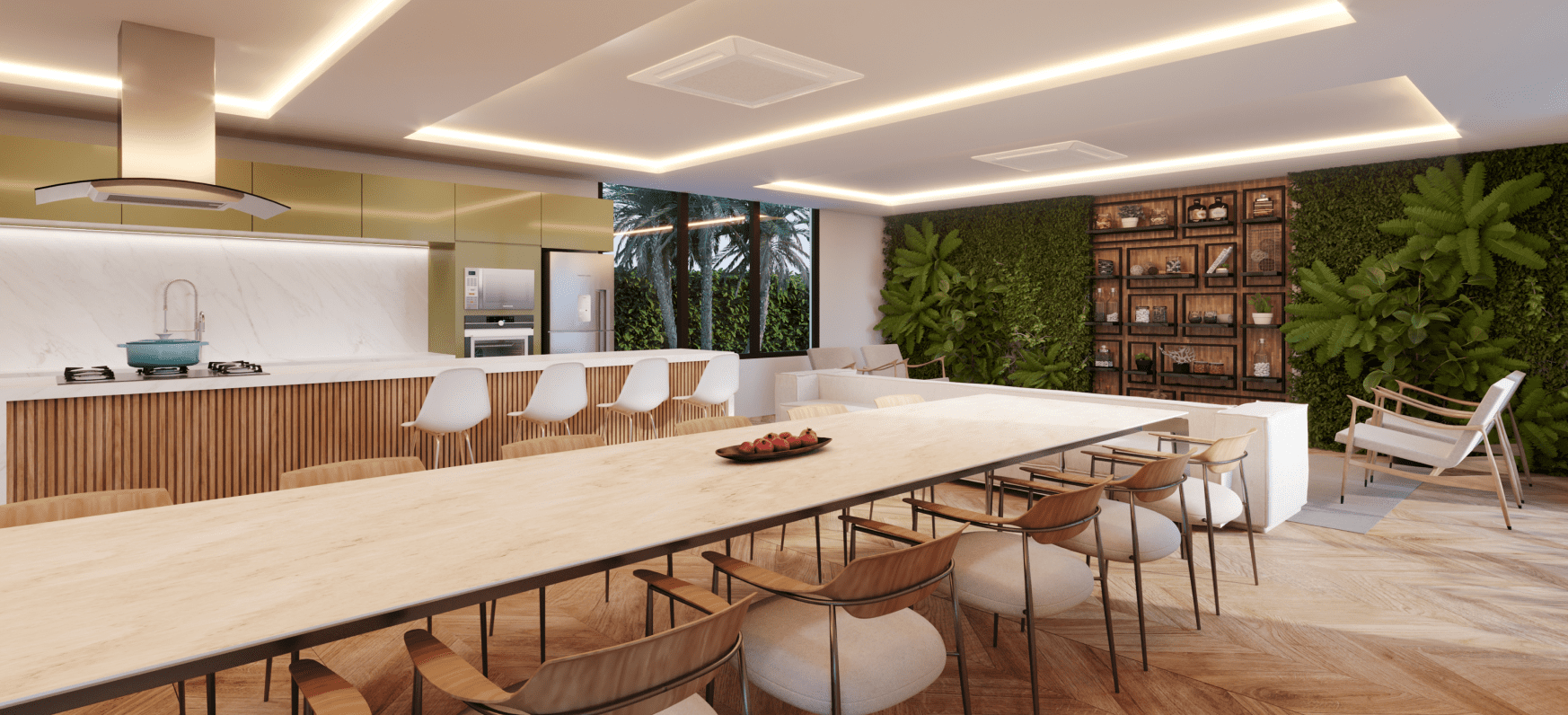 Salão Gourmet do bosque das carnaúbas | imagem ilustrativa